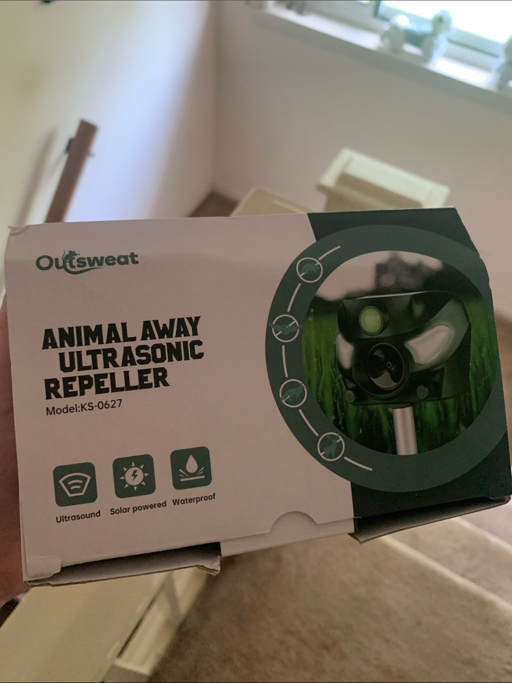 Brand New Outsweat Ultrasonic Animal Repeller